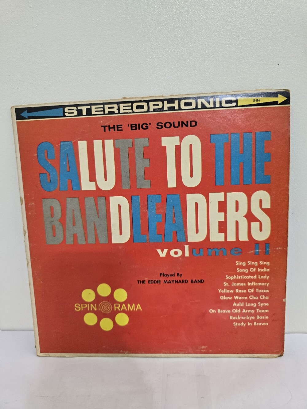 THE BIG SOUND salute to the bandleaders vol. 11 Vinyl LP Jazz Eddie Maynard